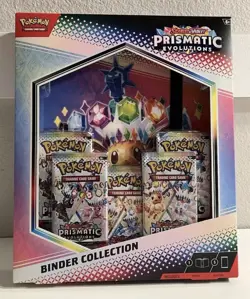 Pokemon TCG SV8.5 Prismatic Evolutions Binder Collection Box Factory Sealed - Image 1