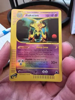 Pokemon Skyridge reverse holo Alakazam 2/144 - Image 1