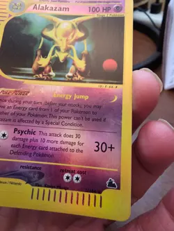 Pokemon Skyridge reverse holo Alakazam 2/144 - Image 3