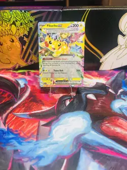 Pikachu ex 57/191 Double Rare Pokemon TCG SV08: Surging Sparks NM - Image 1