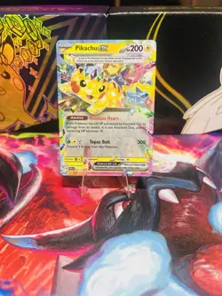 Pikachu ex 57/191 Double Rare Pokemon TCG SV08: Surging Sparks NM - Image 2