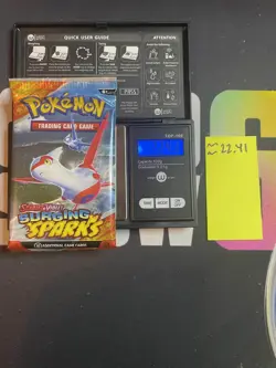 22.41g VERY HEAVY Surging Sparks Pokemon Sealed Booster Pack New SIR/HRU - Image 1