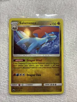 Pokemon TCG Salamanca 106/168 Cosmo Holo Rare Deck Exclusive with Large Swirl - Image 1