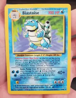 Pokemon Blastoise - Misty's Trainer Deck B Exclusive Non-Holo 2/102 Base Set - Image 1
