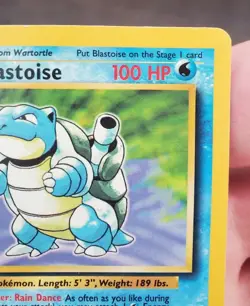 Pokemon Blastoise - Misty's Trainer Deck B Exclusive Non-Holo 2/102 Base Set - Image 3