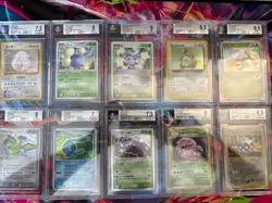 Pokemon 10x Graded Lot All Vintage Holos Beckett Graded Lot#13 - Image 1