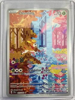 Pokemon TCG Deerling 165/162 SV05: Temporal Forces Full Art Nintendo 2024 NM - Image 3