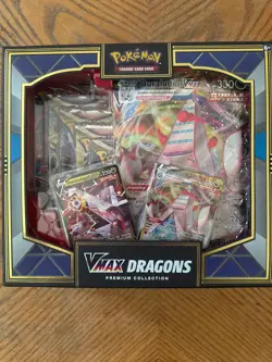 Pokemon TCG Sword & Shield - Vmax Dragons Premium Collection Box - New - Image 3