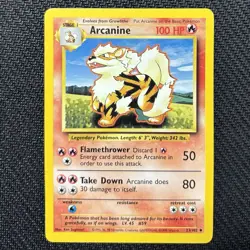 Arcanine 23/102 – Base Set Unlimited – Uncommon – VLP – Pokemon TCG - Image 1