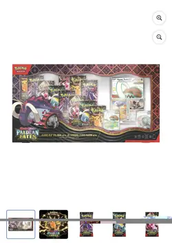 Pokemon Paldean Fates Great Tusk ex & Iron Treads ex Premium Collection - Image 1