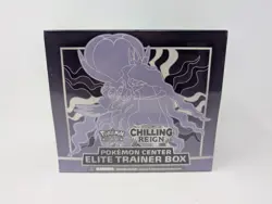 New Factory Sealed Pokemon TCG Pokemon Center Chilling Reign Elite Trainer Box - Image 1