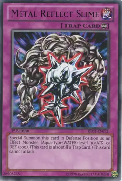 Yugioh Metal Reflect Slime BP01-EN052 Rare 1st Edition LP - Image 1