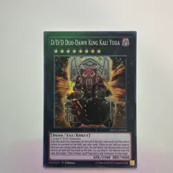 Yugioh D/D/D Duo-Dawn King Kali Yuga DOCS-EN050 Super Rare 1st Ed NM - Image 1