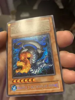 Yugioh Frost und Flame Dragon taev-en033 secret rare italian misprint hot - Image 3