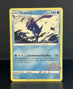 Greninja - SWSH305 - Pokemon Sword & Shield Promo Illustration Contest 2022 NM - Image 1