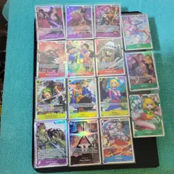 Lot of (15) One Piece TCG Super Rare (SR) Holo Foil Cards - Image 1