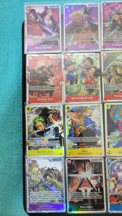 Lot of (15) One Piece TCG Super Rare (SR) Holo Foil Cards - Image 2
