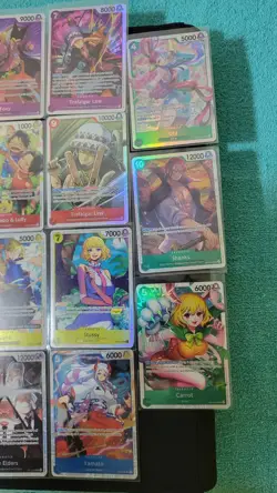 Lot of (15) One Piece TCG Super Rare (SR) Holo Foil Cards - Image 3