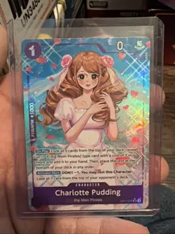 Charlotte Pudding (Alternate Art) OP11-070 A Fist of Divine Speed Foil - Image 1