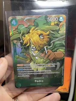 ONE PIECE Two Legends PEDRO RARE ALT ART PARALLEL #OP08-030 ENGLISH CCG - Image 2