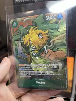 ONE PIECE Two Legends PEDRO RARE ALT ART PARALLEL #OP08-030 ENGLISH CCG - Image 3