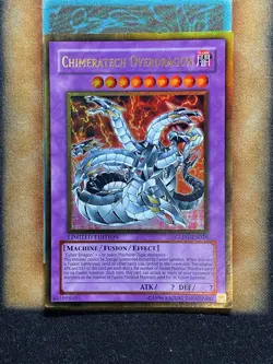 Yugioh Chimeratech Overdragon GLD1-EN029 Gold Rare Limited Edition LP - Image 1