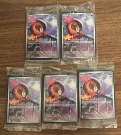 POKEMON TCG Phantasmal Flames Lot Of 5 SEALED CHARCADET 022 ETB Promo Cards - Image 2