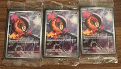 POKEMON TCG Phantasmal Flames Lot Of 5 SEALED CHARCADET 022 ETB Promo Cards - Image 4