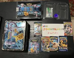 NO PROMO CARDS, 5 SEALED BOOSTER PACKS READ Pokemon 2019 Collector’s Chest Tin 820650805462 - Image 3