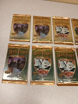 Harry Potter Base Set Trading Card Game (12)Booster Pack 2001 FACTORY SEALED - Image 2