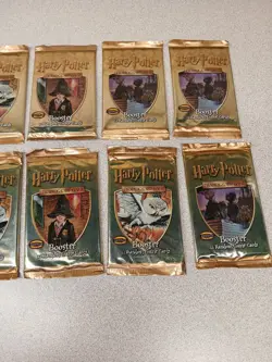 Harry Potter Base Set Trading Card Game (12)Booster Pack 2001 FACTORY SEALED - Image 3