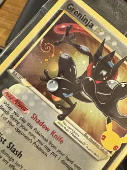 Pokemon TCG Greninja Gold Star SWSH144 Celebrations Promo SEALED WITH SWIRL - Image 1