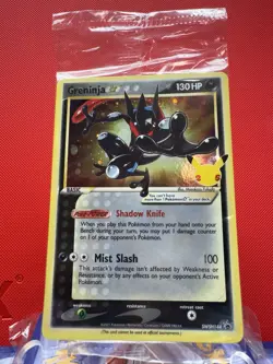 Pokemon Greninja Gold Star SWIRL | SEALED SWSH144 Holo Celebrations NM #401 - Image 1