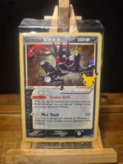 Pokemon TCG Greninja Gold Star Celebrations Promo w/ SWIRL Sealed SWSH144 #4 - Image 1