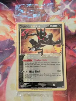 Greninja Gold Star SEALED ~Swirl~ Celebrations 144 Black Promo SWSH144 Pokemon - Image 2