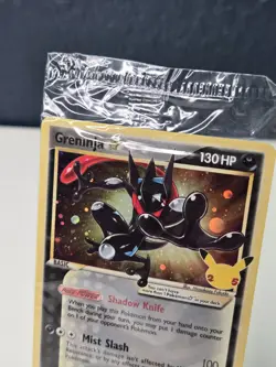 Greninja Gold Star Holo Promo SWSH144 Celebrations Pokemon Sealed Swirl - Image 4