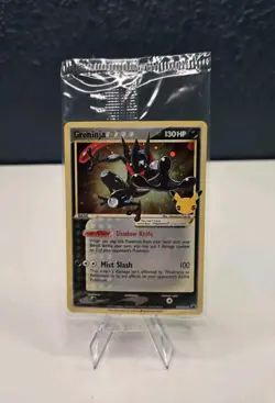 Greninja Gold Star Holo Promo SWSH144 Celebrations Pokemon Sealed Swirl - Image 1