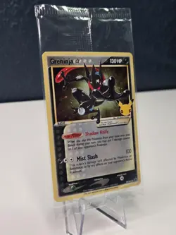 Greninja Gold Star Holo Promo SWSH144 Celebrations Pokemon Sealed Swirl - Image 3