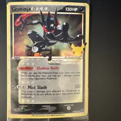 Greninja Gold Star ⭐ Celebrations Promo SWSH144 SEALED Pokemon TCG Card w Swirl - Image 3