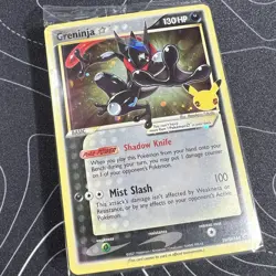 Pokemon Celebrations Greninja Gold Star SWSH144 Sealed SWIRL💫 - Image 2