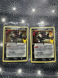 Pokemon TCG Greninja Gold Star SWSH144 Celebrations NM Sealed X2 - Image 1