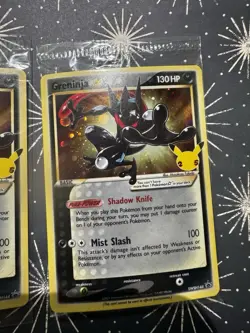 Pokemon TCG Greninja Gold Star SWSH144 Celebrations NM Sealed X2 - Image 3