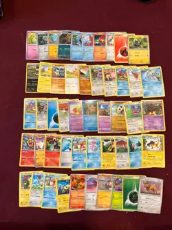 Lot Of 200 ct Pokemon Bulk Trading Cards in Collectable Tin - Image 1