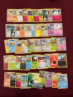 Lot Of 200 ct Pokemon Bulk Trading Cards in Collectable Tin - Image 2