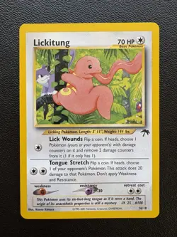Pokemon Lickitung 16/18 Southern Islands Rare Regular English TCG Card 2001 - Image 1