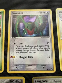 Pokemon TCG Pop Series Holo Lot of 5 Cards - HP & DMG - Rayquaza Venusaur & More - Image 3