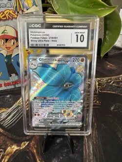 Pokemon Card Glimmora Ex Shiny Scarlet & Vio Paldean Fates CGC Grade 10 Not Psa - Image 2