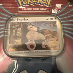 New Pokemon TCG: Mighty Mysterious Tin - Snorlax Promo - Factory Sealed. 820650809859 - Image 2
