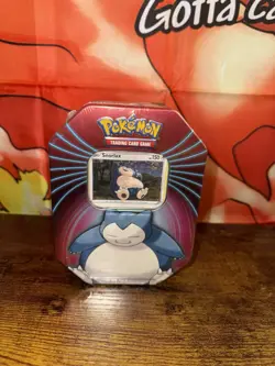 Pokemon TCG 2021 Mighty Mysterious Tin Snorlax Factory Sealed 820650809859 - Image 1