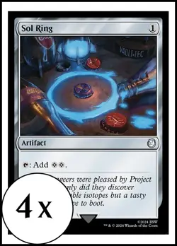 MTG - 4 x Sol Ring - Playset 4x x4 - Universes Beyond: Fallout - Image 1